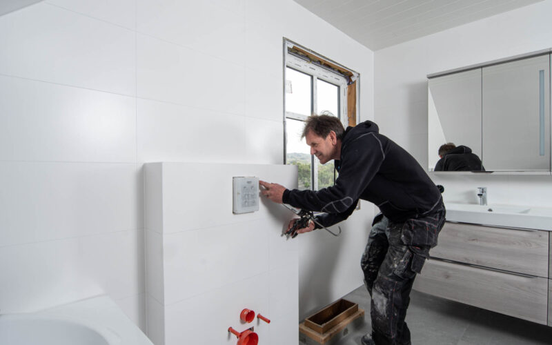 Arbeider på bad Arbeider på bad